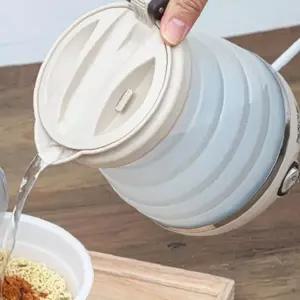 접이식 휴대 전기 주전자 여행 캠핑 차량 간편 보관 커피 차 끓이기 포트