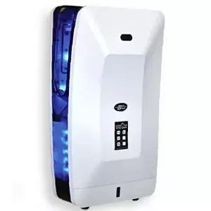 벽걸이형 자동 손세정기 화이트 디지털 패널 LED 표시등 위생 건조 장치 화장실용
