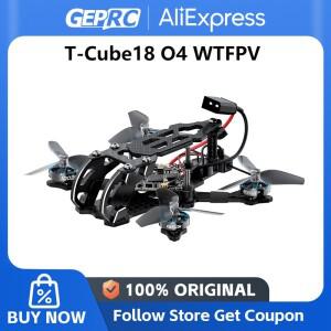 GEPRC T-Cube18 O4 WTFPV 쿼드콥터 내장형 ELRS 2.4G / 아날로그 SPEEDX2 1002 18000KV 1.8인치 RC 프리스