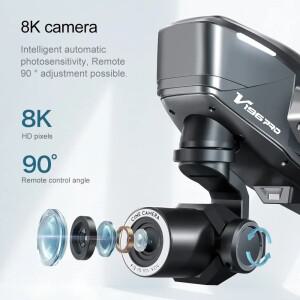 전문가용 드론 8K HD 카메라 항공 촬영 RC 판매용 에이프런 장애물 회피 접이식 쿼드콥터