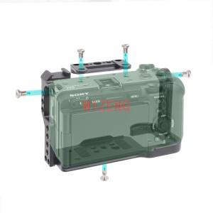 소니 FX3/FX30 카메라 비디오 LED 마이크 삼각대용 합금 토끼 케이지 리그 핸들 필름 암 지지 브래킷 스태