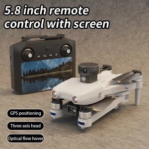 M108 릴레이 3 축 짐벌 스크린 버전 포함 1080P GPS 브러시리스 장애물 회피 리모컨 드론 5.5 인치