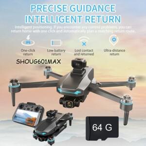 SG601max 64G 5G 업그레이드 5인치 터치스크린 GPS 위치추적 삼축 팬 틸트 줌 듀얼 카메라 브러시리스 전동