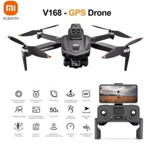 Xiaomi Mijia V168 GPS 드론 4K 전문 HD 듀얼 카메라 8K Dron 브러시리스 모터 5G WIFI FPV 접이식 RC 쿼드