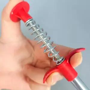 스프링식 회전형 배수관 막힘제거 청소도구 욕실용 주방용 싱크대 세면대 관리용품