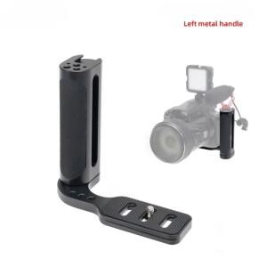 캐논 니콘 소니 후지필름 파나소닉 올림푸스 카메라 삼각대용 유니버설 왼손잡이용 브래킷 핸드 그립 퀵 릴