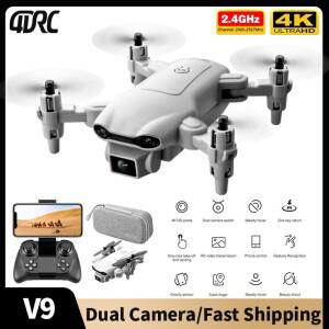 4DRC 2023 새로운 V9 미니 드론 4k HD 광각 카메라 WIFI FPV 1080P 듀얼 RC Dron Quadcopter 항공기 키즈