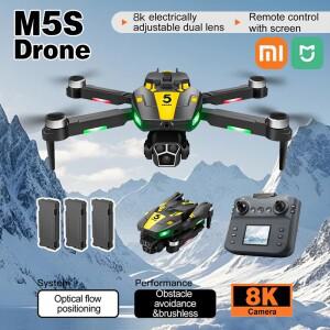 Xiaomi mijia M5s 드론 FPV 8K 전문 카메라 브러시리스 모터 RC 스크린 원격 장시간 비행 접이식 완구