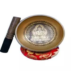 명상 그릇 부처님 좌종 구경 만트라 요가종 구리 씽잉볼 종소리