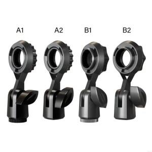 마이크 쇼크 마운트 클램프 홀더 랙 스탠드 클립 충격 방지 브래킷 녹음 메탈 액세서리