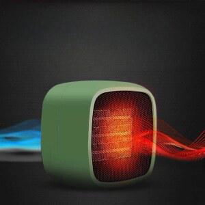 소형히터 미니 사무실 송풍기능 히터 화장실온풍기 3단계 원룸 애프리콧화이트