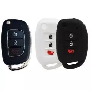 D21 캐스퍼 실리콘 키케이스 키홀더 키링 (폴딩3버튼)