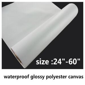 260Gsm 에코 솔벤트 광택 폴리에스터 캔버스 프린팅용)