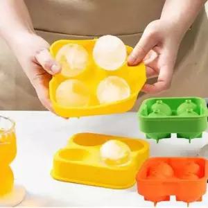 아이스큐브 실리콘 왕얼음 아이스트레이 4구 홈카페 얼음틀 1P