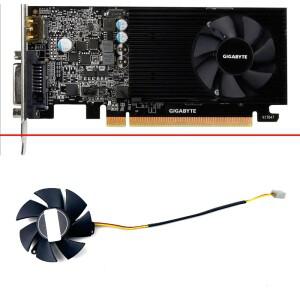 GIGABYTE GTX 1050 로우 프로파일 비디오 카드 팬용 새 냉각 46mm 3핀 FS1250-S2053A