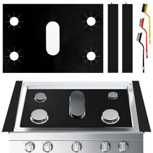 스토브 버너 커버 삼성 프로텍터 재사용 프로텍터 라이너 가드 주방 조리용 고속 클린 가능한 가스레인지 DIY 가스레인지용 커버 논스틱 LG 라이너 가스탑