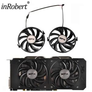 XFX Radeon R9 370X R7 350 RX 그래픽 카드 쿨러 팬 FDC10U12S9-C 용 2 개/세트 냉각 교체