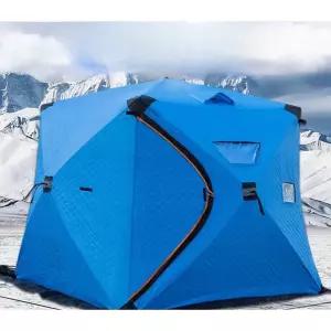 얼음 텐트 빙어낚시 아이스 큐브형 원터치 동계 겨울 별빛 개폐식 낚시