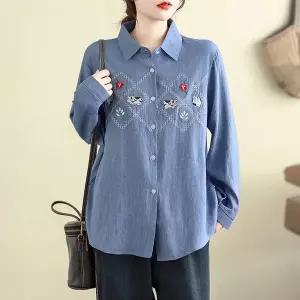 [신세계라이브쇼핑][알트베니] 자수데님컬러셔츠2종