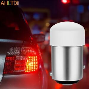 [호환품]1/2/4/10개 P21W Ba15S 1156 BAY15D 자동차 LED 3014 9SMD 브레이크 신호등 트렁크 후진 주차 번호