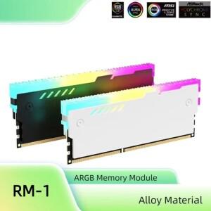 PC 메모리 히트싱크 RM-1 RAM 쿨링 베스트 5V-3PIN ARGB 아우라 데스크탑 컴퓨터 DDR2
