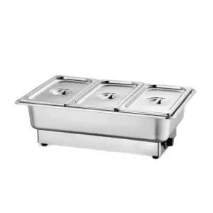 호텔 워머기 뷔페용 중탕기 3구 전기 보온고 스테인리스 업소용 반찬 보온