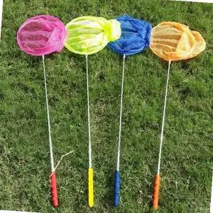 신축 조절 긴 손잡이 곤충 포획 그물망 야외 활동 어린이 놀이 여름 물가 캠핑