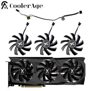 XFX RX 6700 XT Speedster SWFT 비디오 카드 팬 85MM T129215SU 교체용 그래픽 GPU