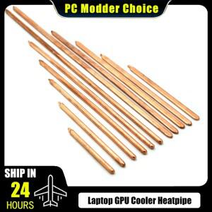 노트북 GPU 쿨러 히트파이프 히트 방열판 RAM 냉각 구리 튜브 플랫-8*3mm 라운드-OD6mm 150mm-400mm