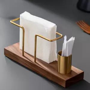 업소 디스펜서 식당 냅킨 케이스 휴지 티슈거치대 원목 카페 음식점 정리함