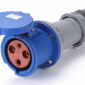 산업용 방수 콘센트 커넥터 3 코어 63A IP44 Mn6321 1 pc