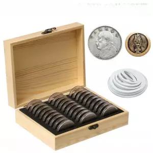 은화 보관함 30개 동전 수집 케이스 기념주화 컬렉션 보관케이스