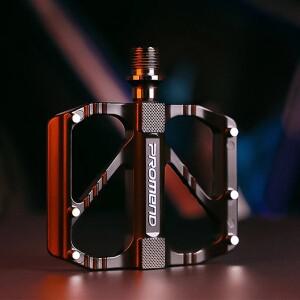 PROMEND 초경량 3 베어링 자전거 페달 도로 산악 미끄럼 방지 퀵 릴리스 알루미늄 합금 부품