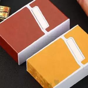 고급 금속 자석식 보관함 휴대 케이스 슬림 하드 케이스 흡연 용품 남성 선물용