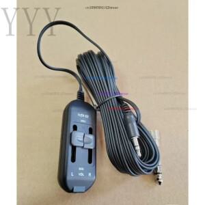 프리미엄 FOR Sennheiser HZR 62 헤드셋 이어폰 연장 케이블(L R 볼륨 사운드 스위치 포함)