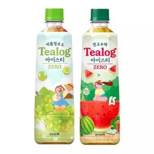 티로그 500ml 제로) 망고수박 12개 + 애플청포도 12개 / 제로음료 아이스티