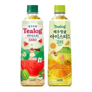 티로그 500ml 제로) 망고수박 12개 + 제주청귤 12개 / 제로음료 아이스티