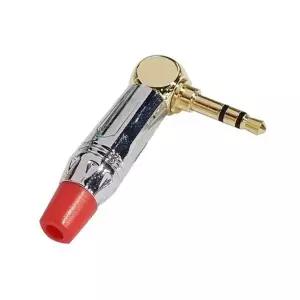 [골드스마일]AUX 3.5mm 스테레오 플러그 ㄱ자 커넥터 오디오 케이블 납땜 제작용