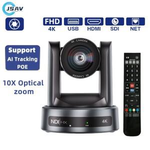 JSAV PTZ 카메라 NDI 10X 4K SDI USB IP POE 교회 생방송용