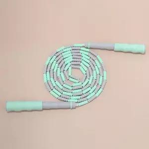 이시아르 구슬 줄넘기 유산소 운동기구 280cm 민트줄넘기