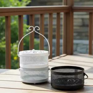 YS 엔틱 모기향홀더 연소기 받침대 휴대용 모기향케이스 캠핑용 모기향거치대