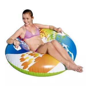 손잡이대형　물놀이튜브 구명조끼 성인구명조끼