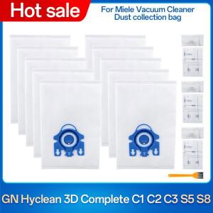 밀레 GN 진공청소기 클래식 C1 컴플리트 C2 C3 S227 S240 S2 S5 S8 시리즈 호환 3D 먼지 봉투 (필터 포함)