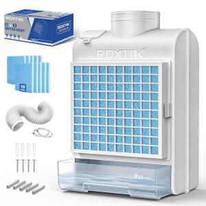 RDXTIK IN 실내 건조기 통풍구 스테인리스 서랍 건조기용 정화 폴리에스터 필터 10개 시스템용 전기 스크린 4겹 스틸 키트