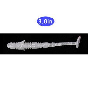 [2개구성] 현광 10p 3.0in 클리어 학교 교실 학원 관공서 바다 웜 미끼 루어 낚시 삼치 갈치 NW65DBBD