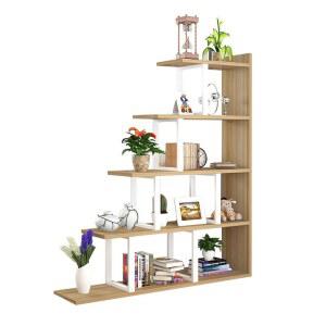 계단형 책장 아파트 거실 철제 소형 화이트검정 캐비닛 원룸 피칸 블랙 연한 수납책장