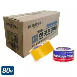 문구 프라텍 투명 박스테이프 X 1박스 48mm 80M