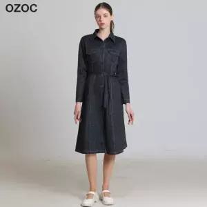 오조크 스티치 원피스