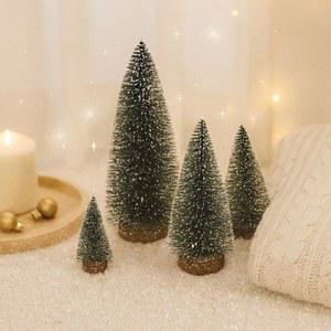 크리스마스트리 실내장식 인테리어 소품 미니트리 4개 세트