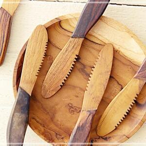 [2개구성] 1p 우드 티크 투톤 칼 버터 BHWC67DB1